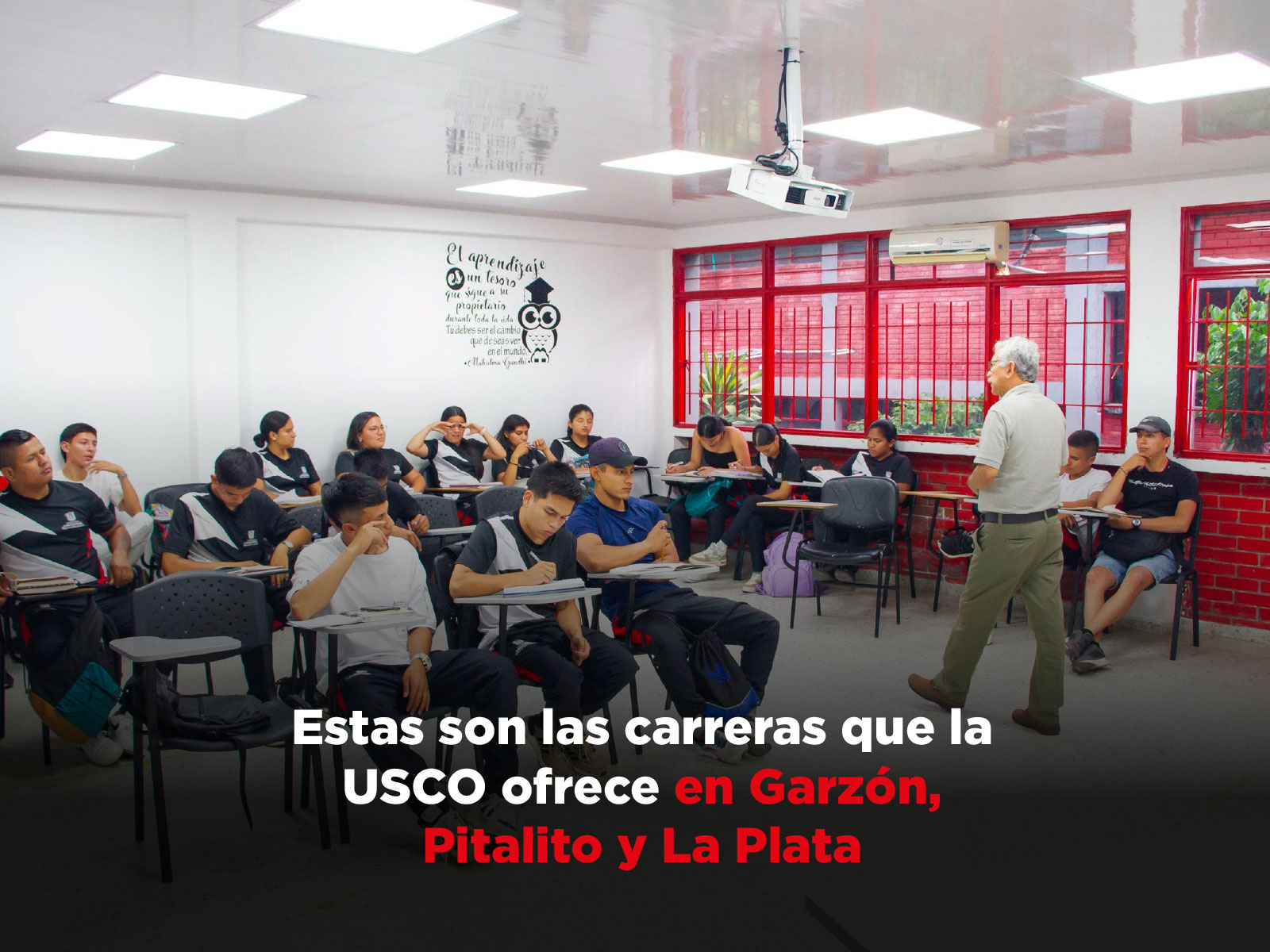 Estas son las carreras que la USCO ofrece en Garzón, Pitalito y La Plata